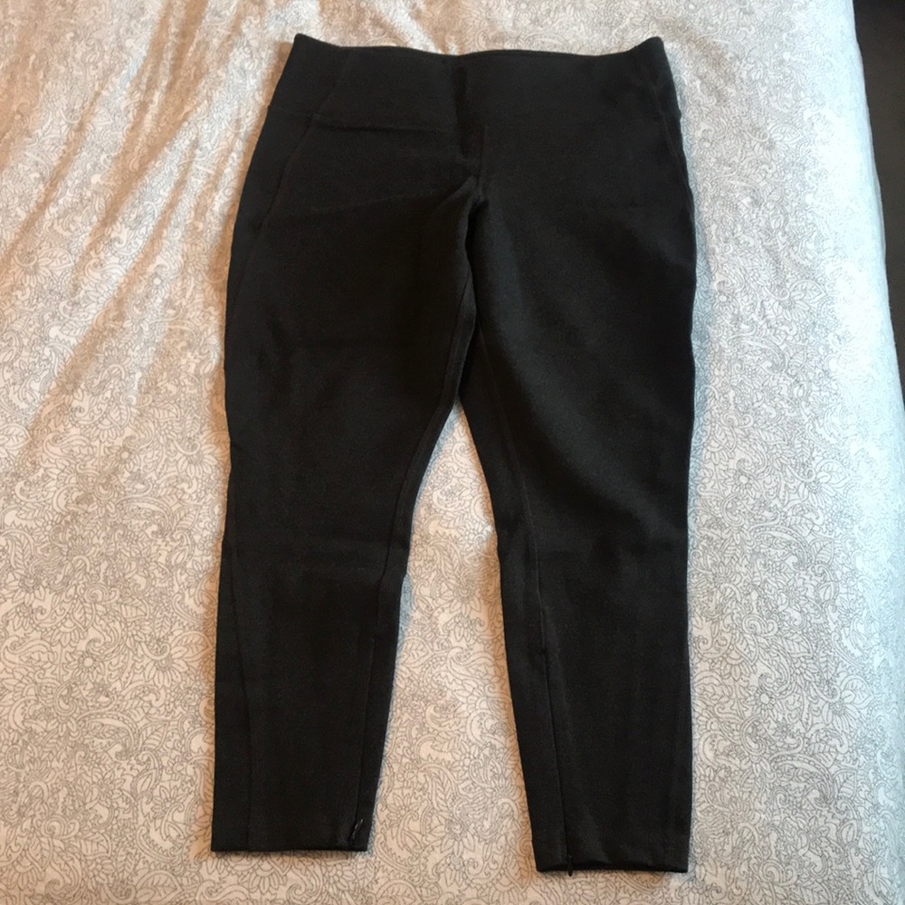 Gap Sculpt Ponte Pants - Dark Grey